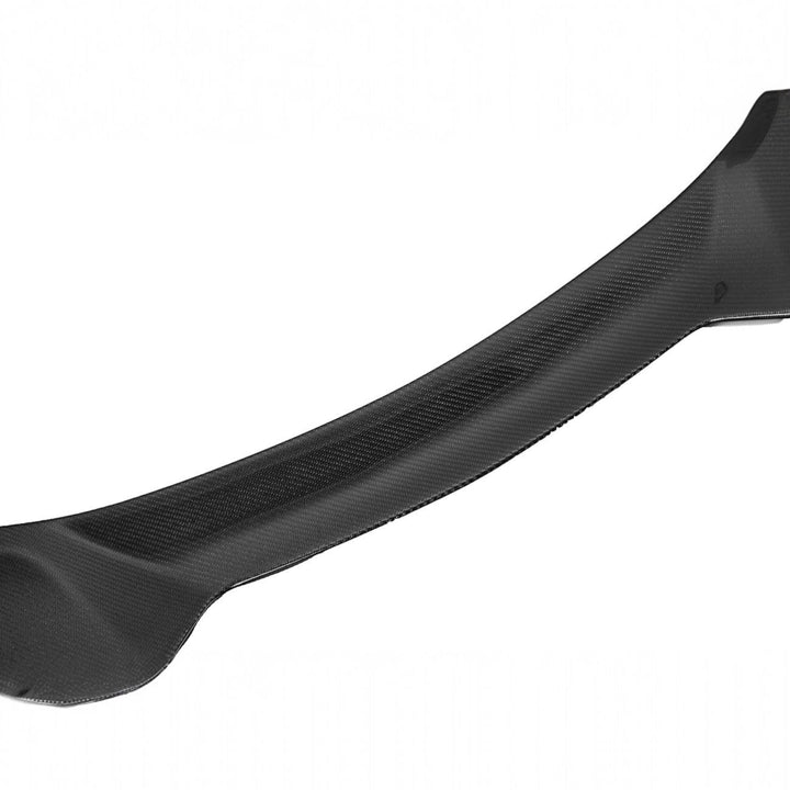 Corvette C8 Carbon Fiber Rear Wing Spoiler with Extended Winglets Carbon Fiber SPOILER-733-BKCF_SPLITTER-1354-BKCF