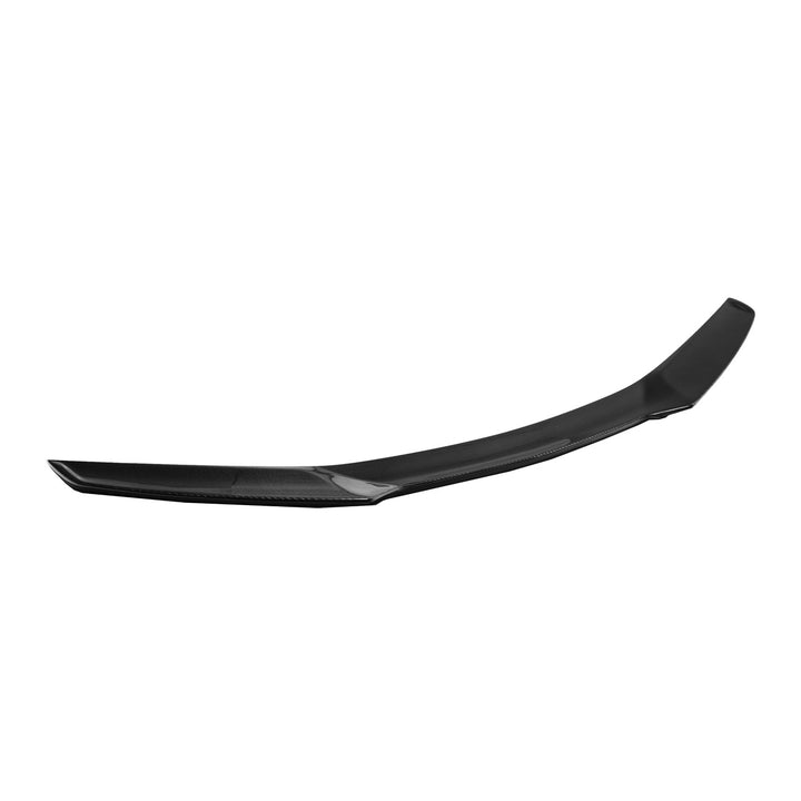 Corvette C8 Carbon Fiber Rear Wing Spoiler with Extended Winglets Carbon Fiber SPOILER-733-BKCF_SPLITTER-1354-BKCF