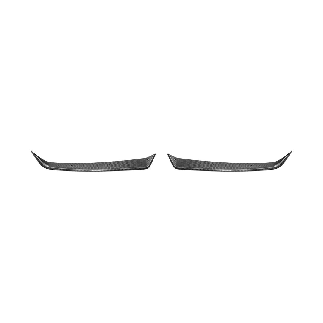 Corvette C8 Carbon Fiber Rear Wing Spoiler with Extended Winglets Carbon Fiber SPOILER-733-BKCF_SPLITTER-1354-BKCF