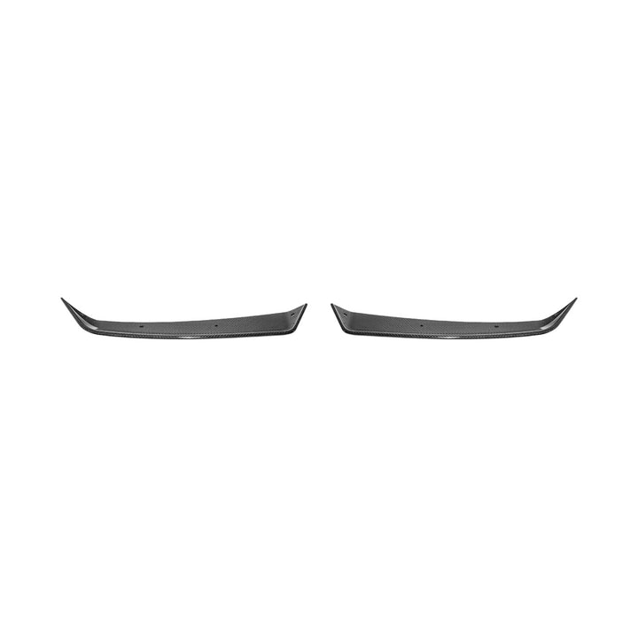 Corvette C8 Carbon Fiber Rear Wing Spoiler with Extended Winglets Carbon Fiber SPOILER-733-BKCF_SPLITTER-1354-BKCF