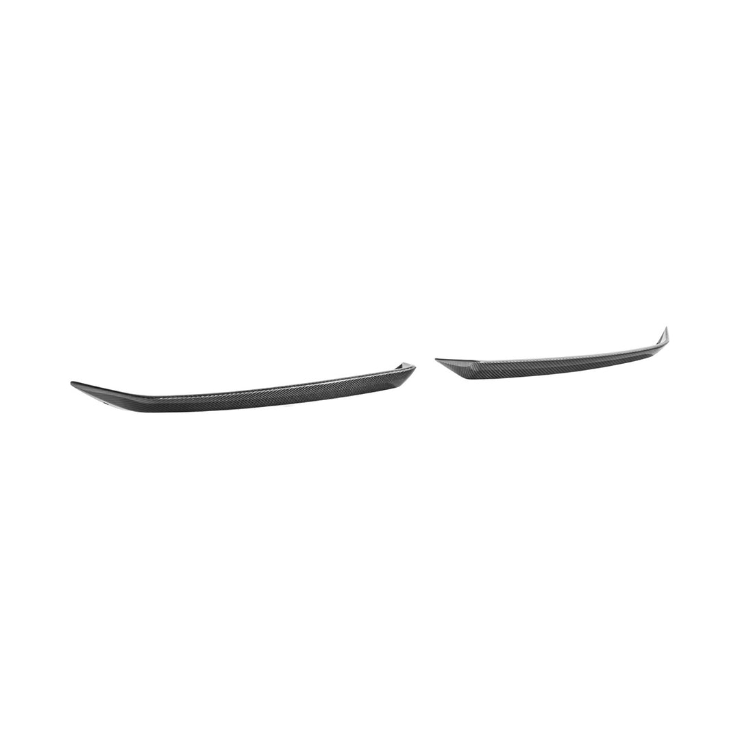 Corvette C8 Carbon Fiber Rear Wing Spoiler with Extended Winglets Carbon Fiber SPOILER-733-BKCF_SPLITTER-1354-BKCF