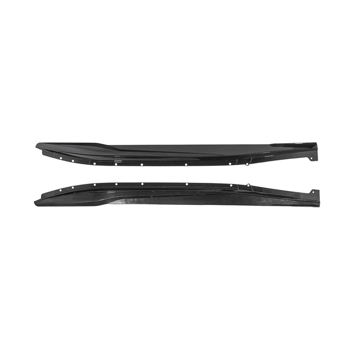 Corvette C8 EOS Performance Package Side Skirts Painted Matte Black SS-1175-ABS
