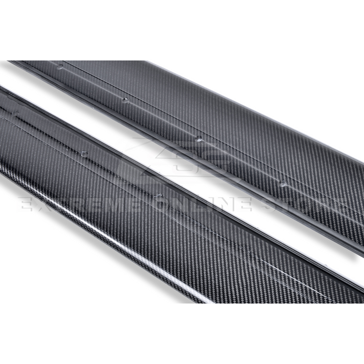 2014-20 BMW F82 M4 Carbon Fiber Side Skirts Rocker Panels