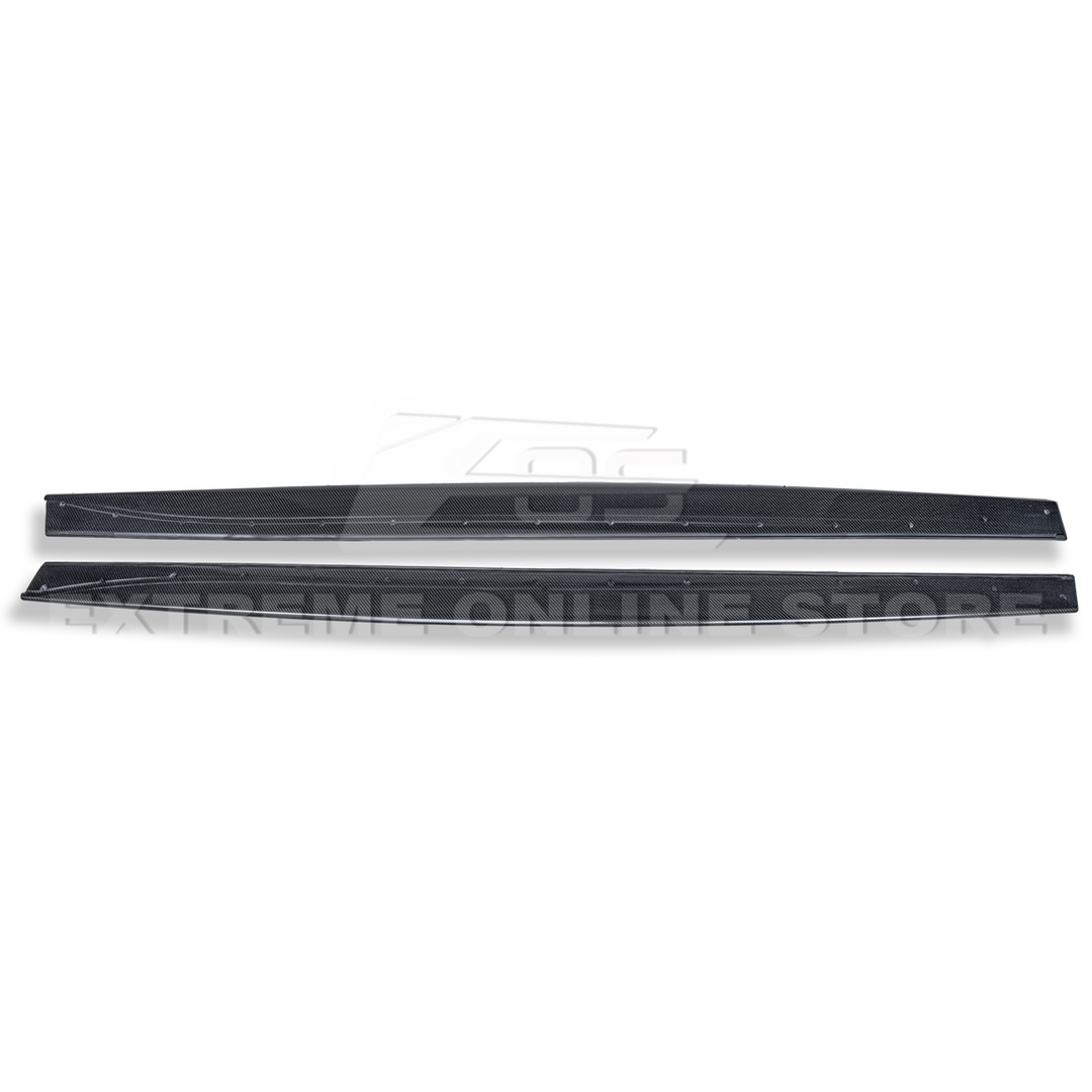 2014-20 BMW F82 M4 Carbon Fiber Side Skirts Rocker Panels