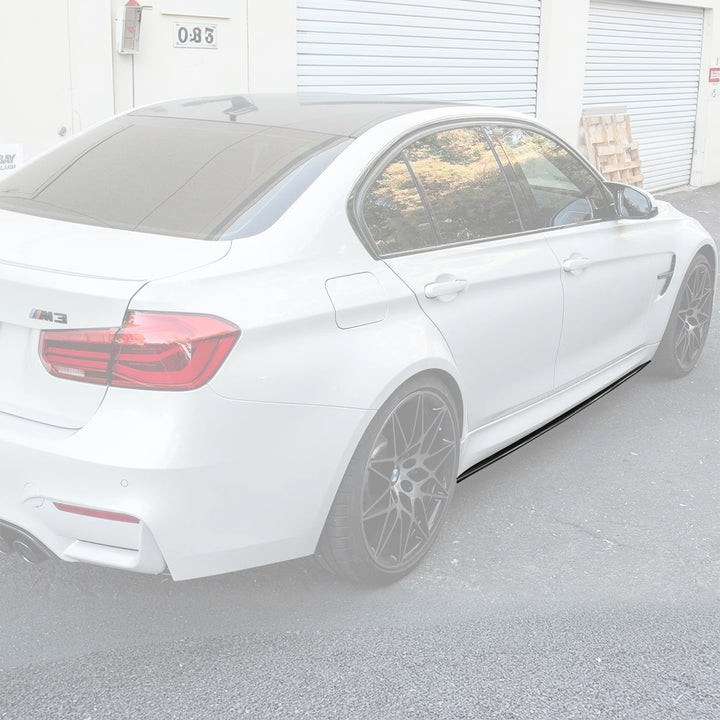 2014-20 BMW F80 M3 Extended Carbon Fiber Side Skirts Rocker Panels