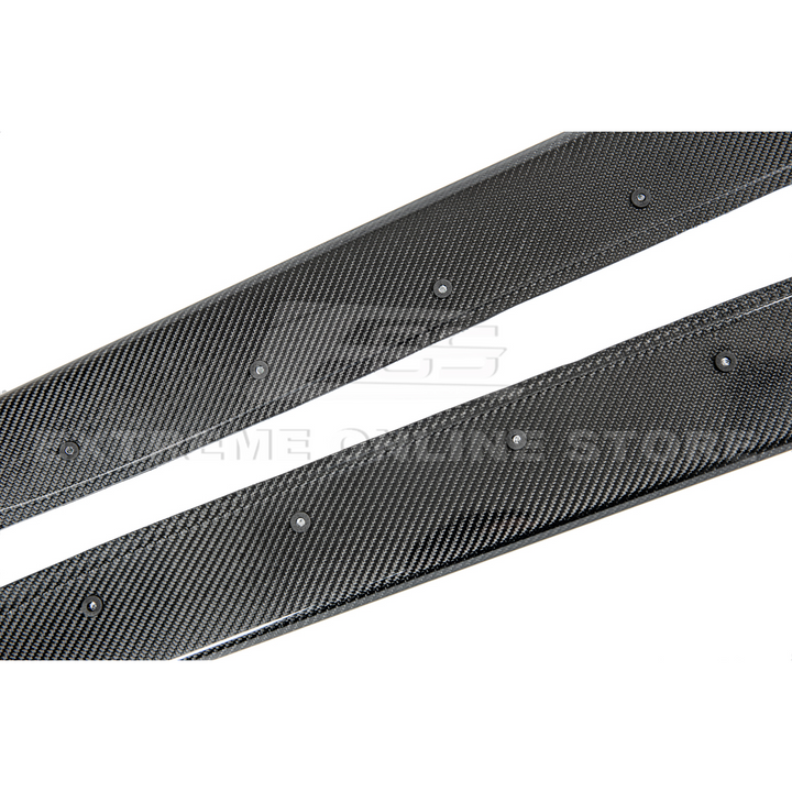 2014-20 BMW F80 M3 Extended Carbon Fiber Side Skirts Rocker Panels