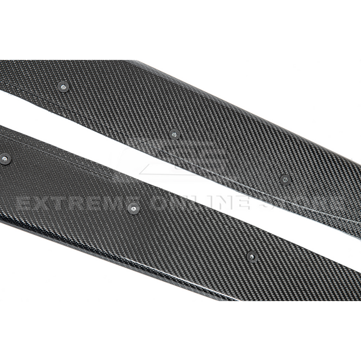 2014-20 BMW F80 M3 Extended Carbon Fiber Side Skirts Rocker Panels