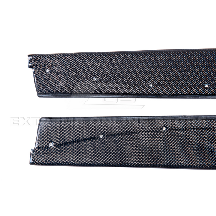 2015-20 BMW F82 M4 Extended Carbon Fiber Side Skirts Rocker Panels