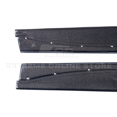 2015-20 BMW F82 M4 Extended Carbon Fiber Side Skirts Rocker Panels