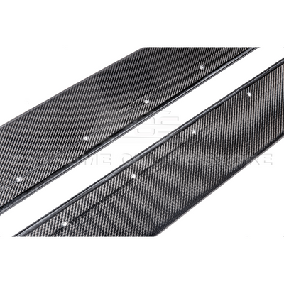 2015-20 BMW F82 M4 Extended Carbon Fiber Side Skirts Rocker Panels