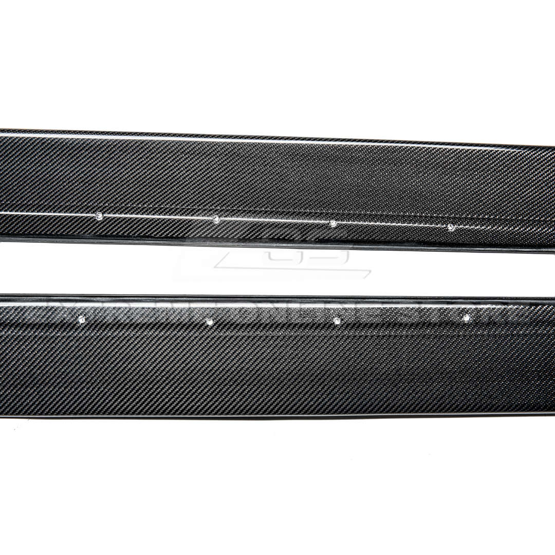 2015-20 BMW F82 M4 Extended Carbon Fiber Side Skirts Rocker Panels
