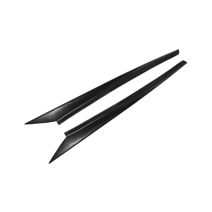 Corvette C8 GM Z51 Style Add-On Side Skirts Primer Black SS-275-FRP