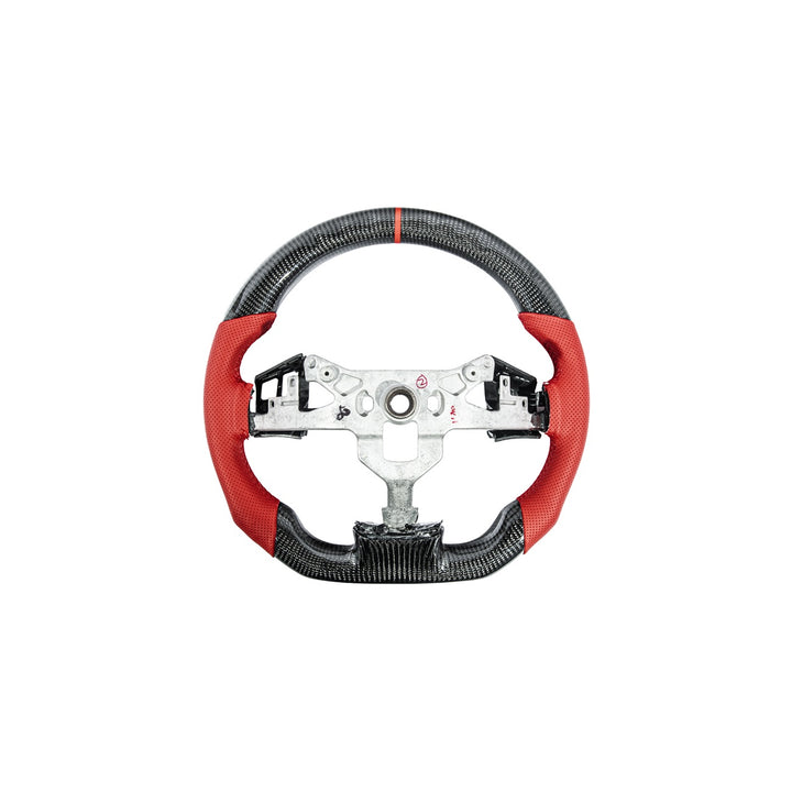 Corvette C6 Carbon Fiber Steering Wheel and Spoke Cover Package With Button Cover ST-C6-FACTORY-007_BC-C6-0513-002