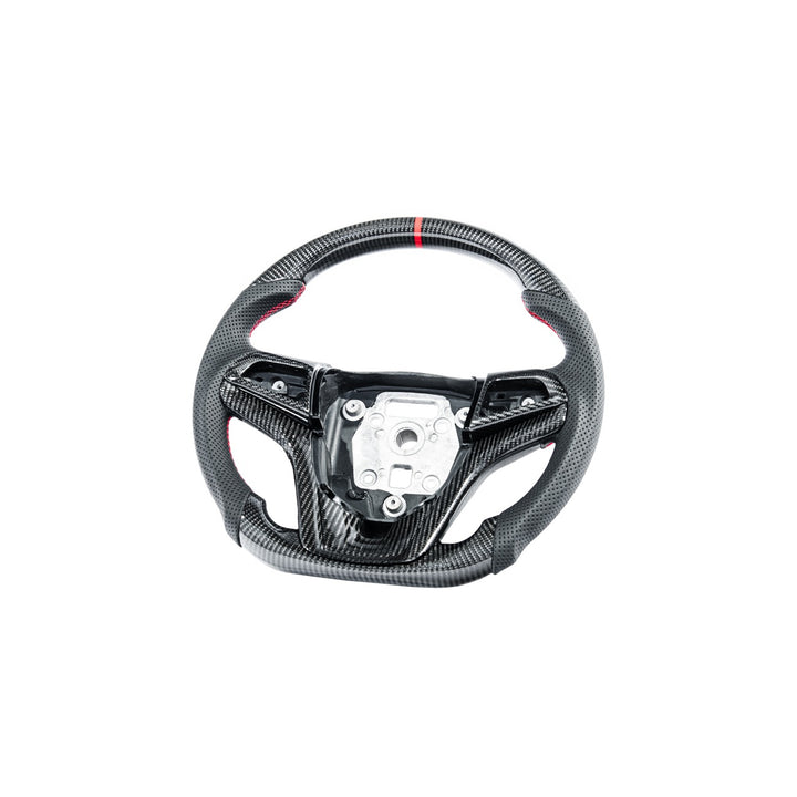 2012-2015 Chevrolet Camaro Carbon Fiber Replacement Steering Wheel With Button Cover ST-CA-1215-002