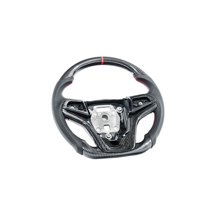 2012-2015 Chevrolet Camaro Carbon Fiber Replacement Steering Wheel With Button Cover ST-CA-1215-002