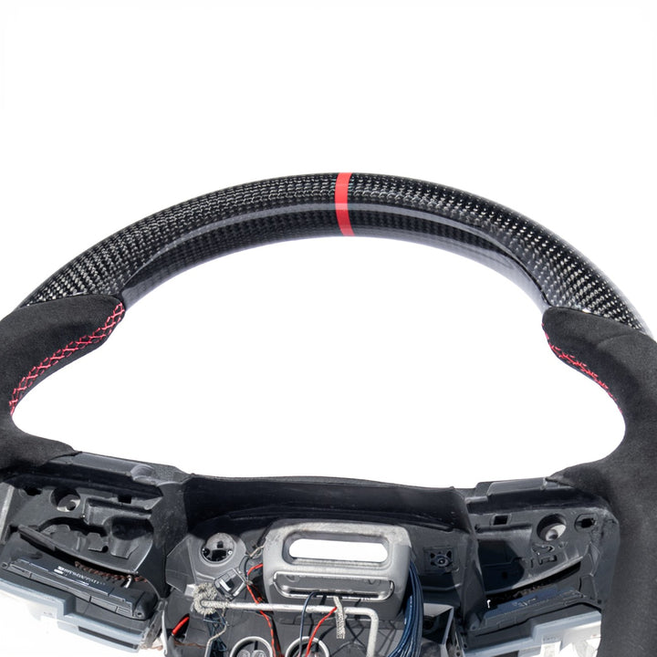 2012-2015 Chevrolet Camaro Carbon Fiber Replacement Steering Wheel Without Button Cover ST-CA-1215-003