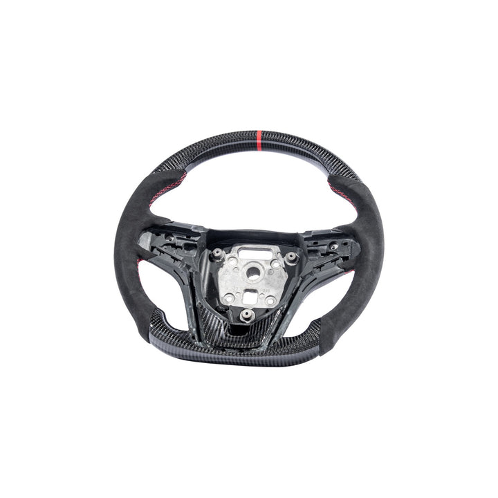2012-2015 Chevrolet Camaro Carbon Fiber Replacement Steering Wheel Without Button Cover ST-CA-1215-003