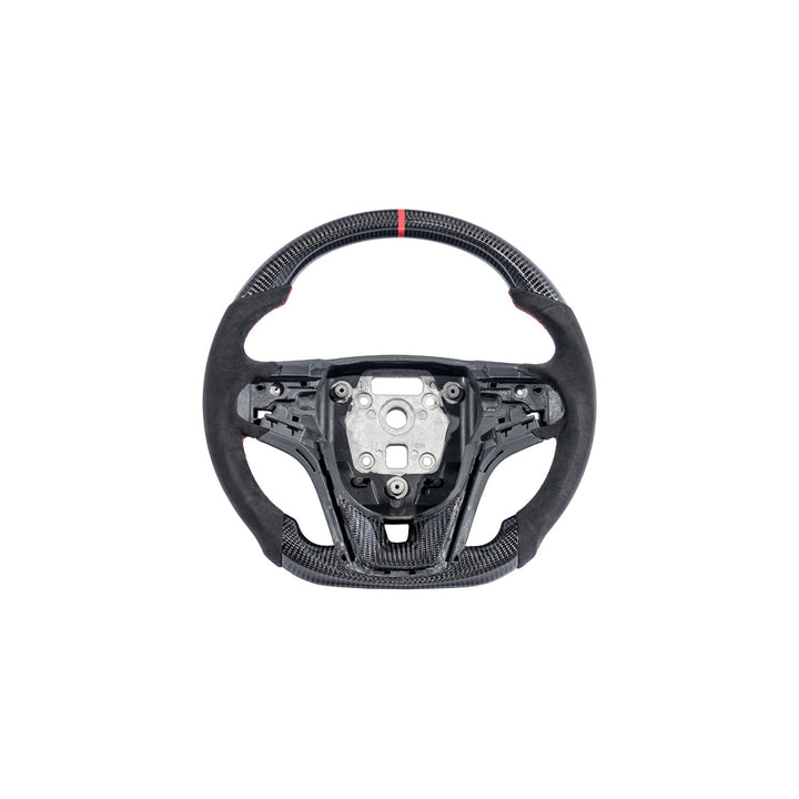 2012-2015 Chevrolet Camaro Carbon Fiber Replacement Steering Wheel Without Button Cover ST-CA-1215-003