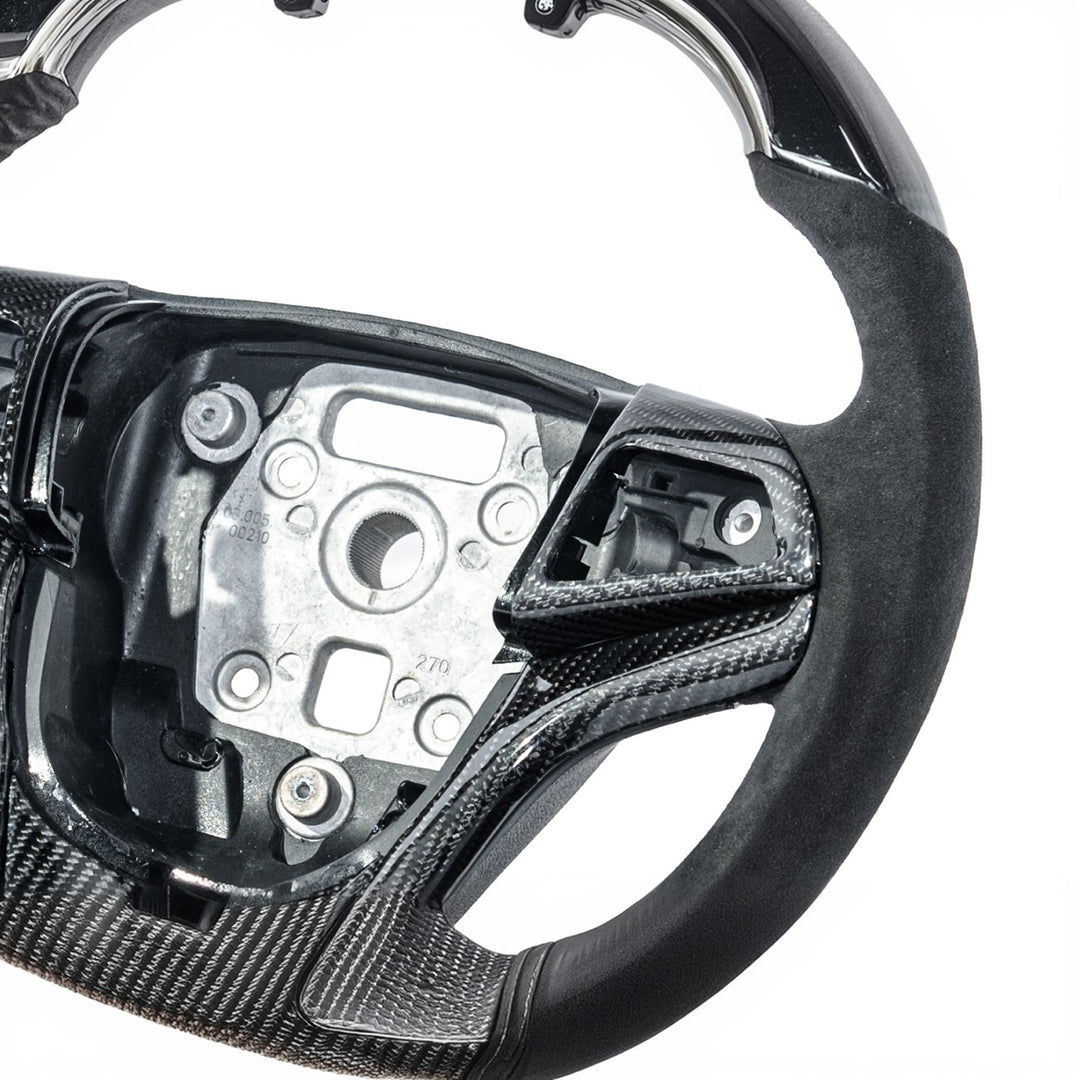 2012-2015 Chevrolet Camaro Carbon Fiber Replacement Steering Wheel With Button Cover ST-CA-1215-004