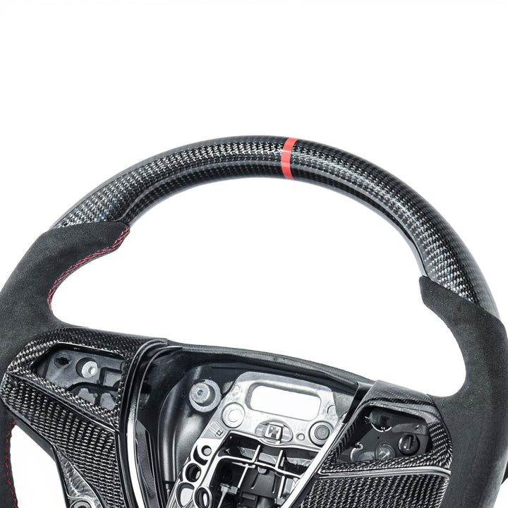 2012-2015 Chevrolet Camaro Carbon Fiber Replacement Steering Wheel With Button Cover ST-CA-1215-004