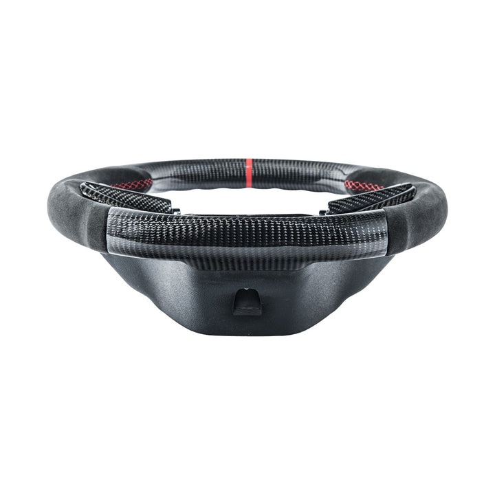 2012-2015 Chevrolet Camaro Carbon Fiber Replacement Steering Wheel With Button Cover ST-CA-1215-004