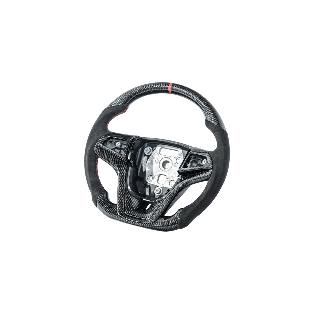 2012-2015 Chevrolet Camaro Carbon Fiber Replacement Steering Wheel With Button Cover ST-CA-1215-004