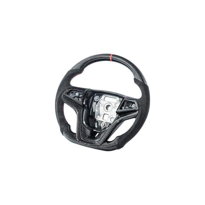 2012-2015 Chevrolet Camaro Carbon Fiber Replacement Steering Wheel With Button Cover ST-CA-1215-004