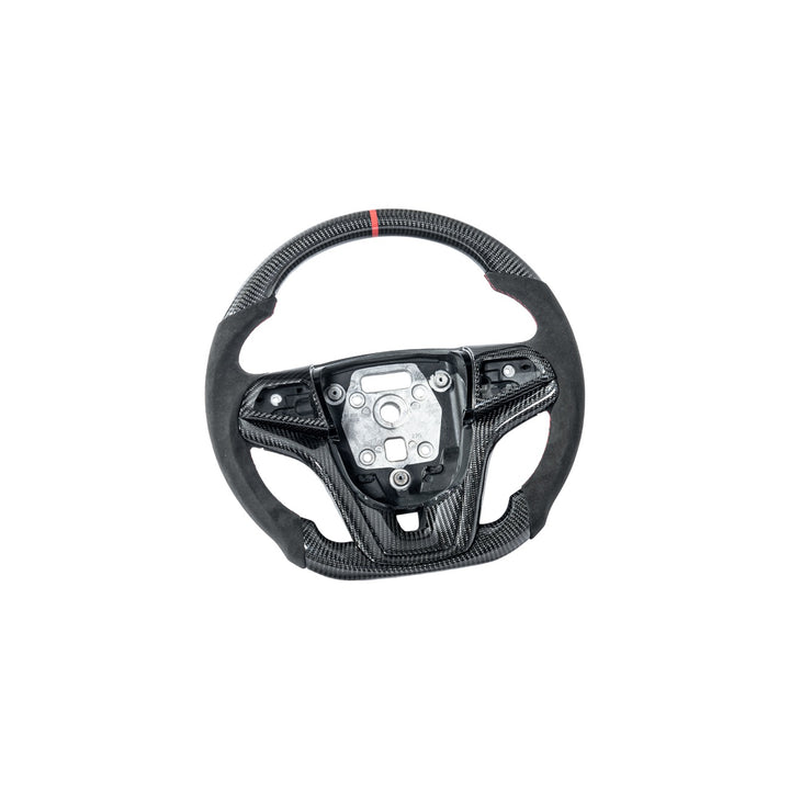 2012-2015 Chevrolet Camaro Carbon Fiber Replacement Steering Wheel With Button Cover ST-CA-1215-004