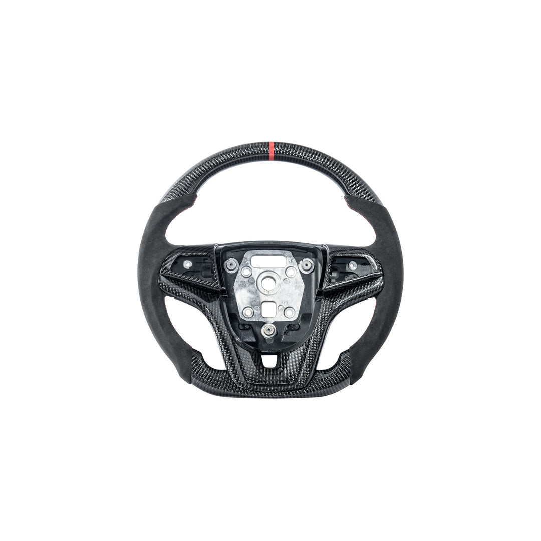 2012-2015 Chevrolet Camaro Carbon Fiber Replacement Steering Wheel With Button Cover ST-CA-1215-004
