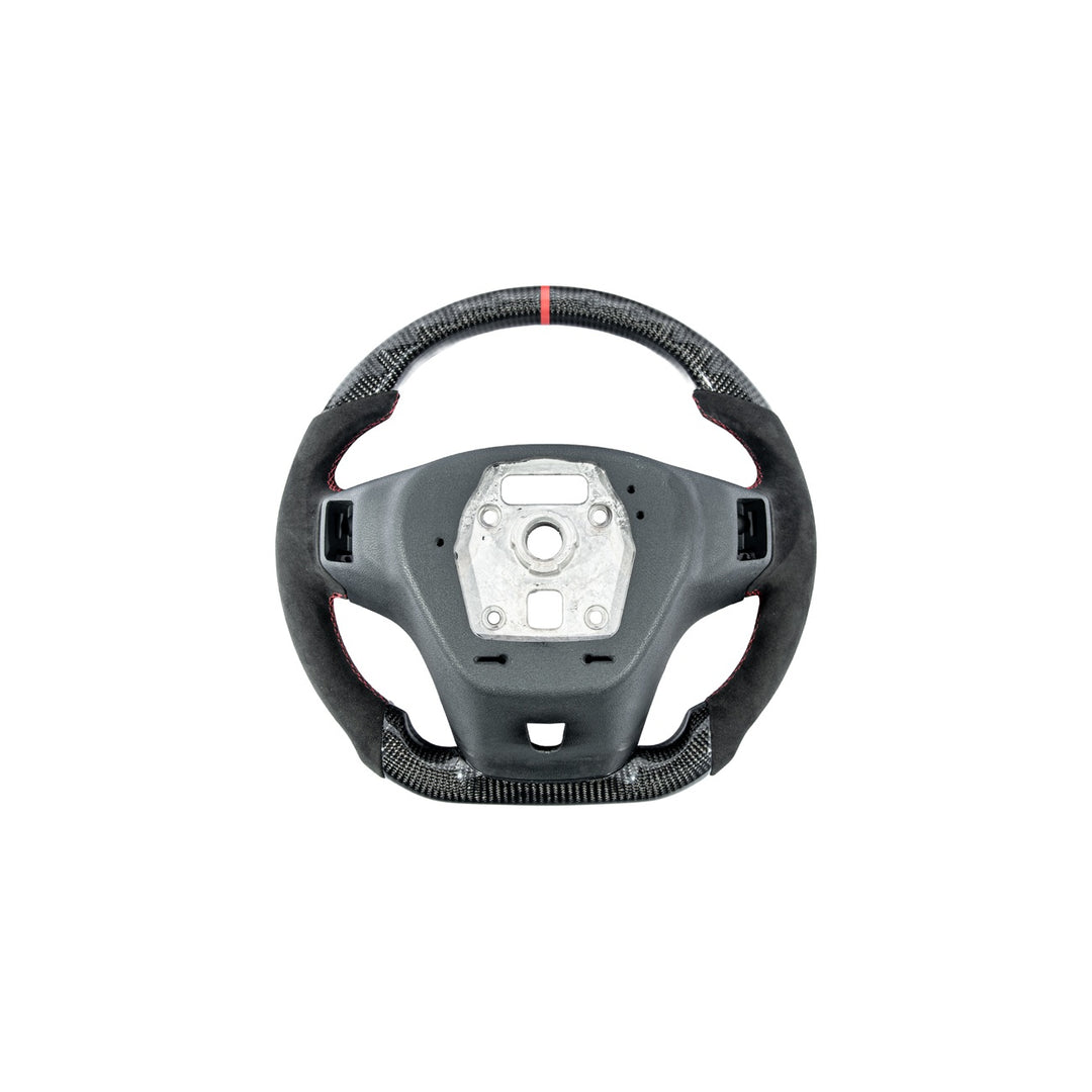 2012-2015 Chevrolet Camaro Carbon Fiber Replacement Steering Wheel With Button Cover ST-CA-1215-004
