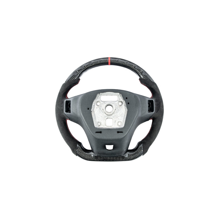 2012-2015 Chevrolet Camaro Carbon Fiber Replacement Steering Wheel With Button Cover ST-CA-1215-004