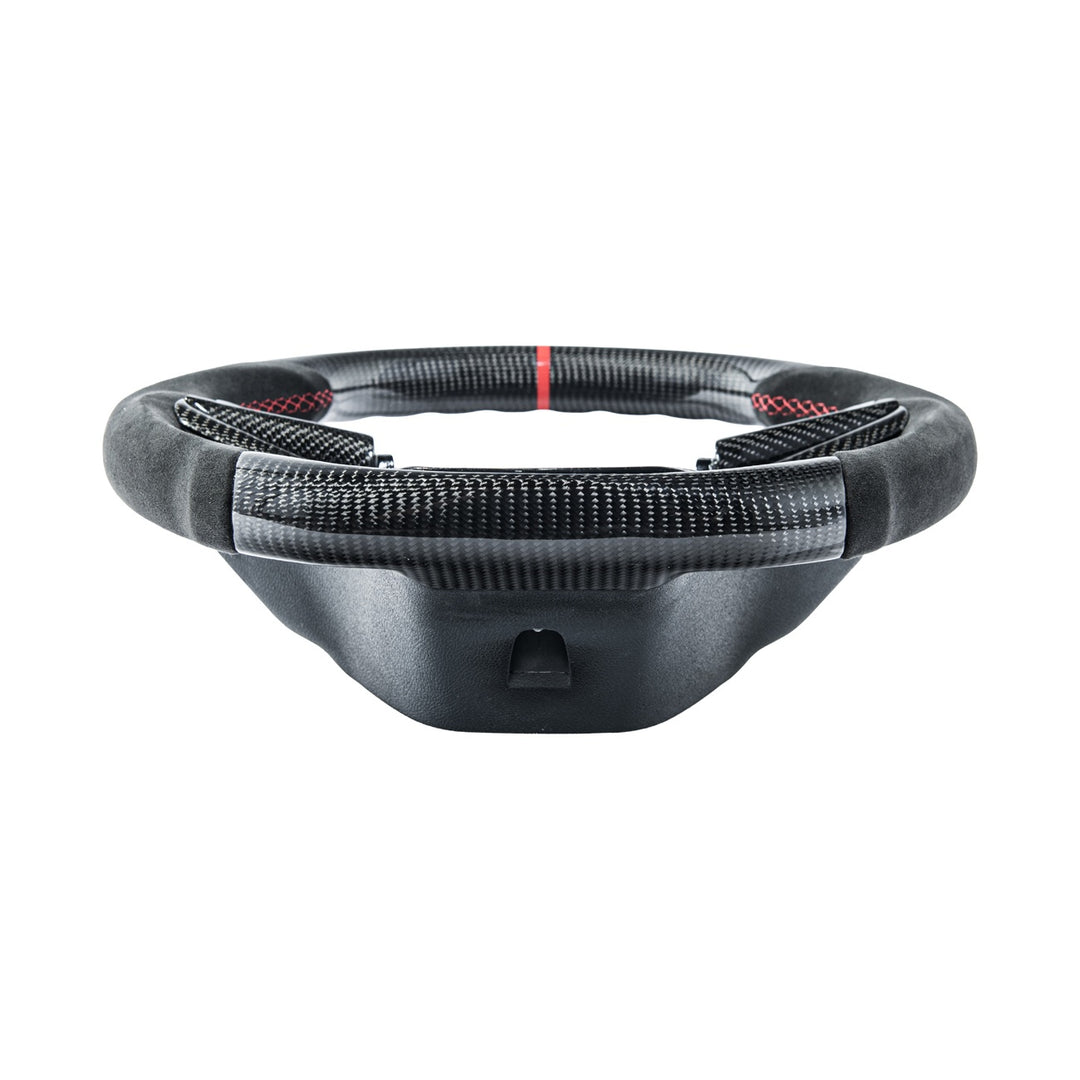 2012-2015 Chevrolet Camaro Carbon Fiber Replacement Steering Wheel With Button Cover ST-CA-1215-004
