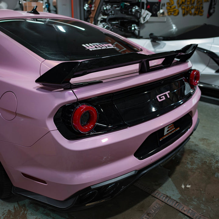 2015-2023 Ford Mustang Ferrari Style LED Red Lens Sequential Rear Taillights Clear Lens TL-1467-CL