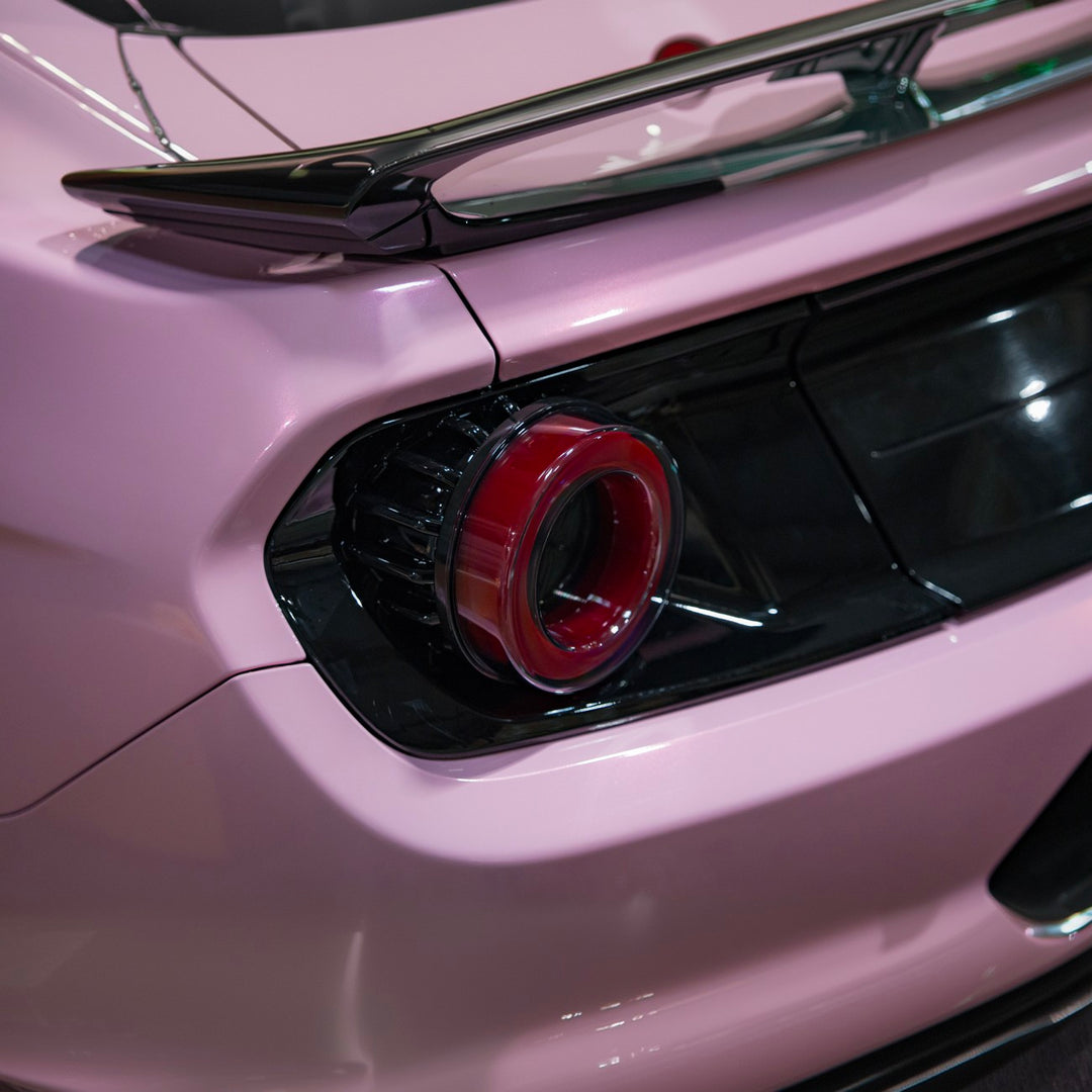 2015-2023 Ford Mustang Ferrari Style LED Red Lens Sequential Rear Taillights Red Lens TL-1467-RD