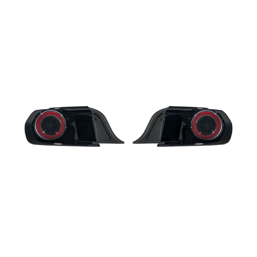 2015-2023 Ford Mustang Ferrari Style LED Red Lens Sequential Rear Taillights Red Lens TL-1467-RD