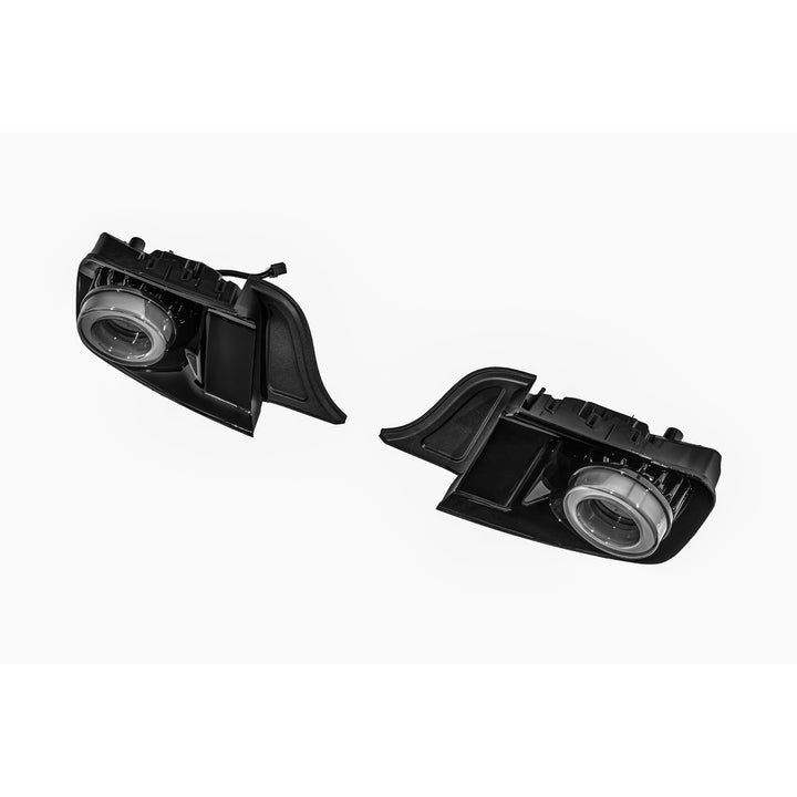 2015-2023 Ford Mustang Ferrari Style LED Red Lens Sequential Rear Taillights Smoke Tinted Lens TL-1467-SM