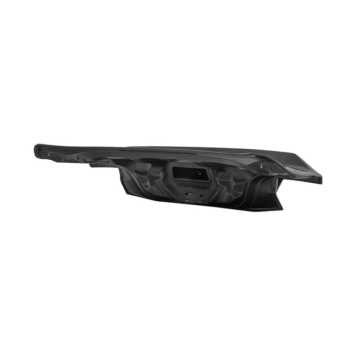 2024-Up Ford Mustang Carbon Fiber Replacement Rear Trunk with Integrated Ducktail Spoiler Ca rbon Fiber TRUNK-1465-BKCF