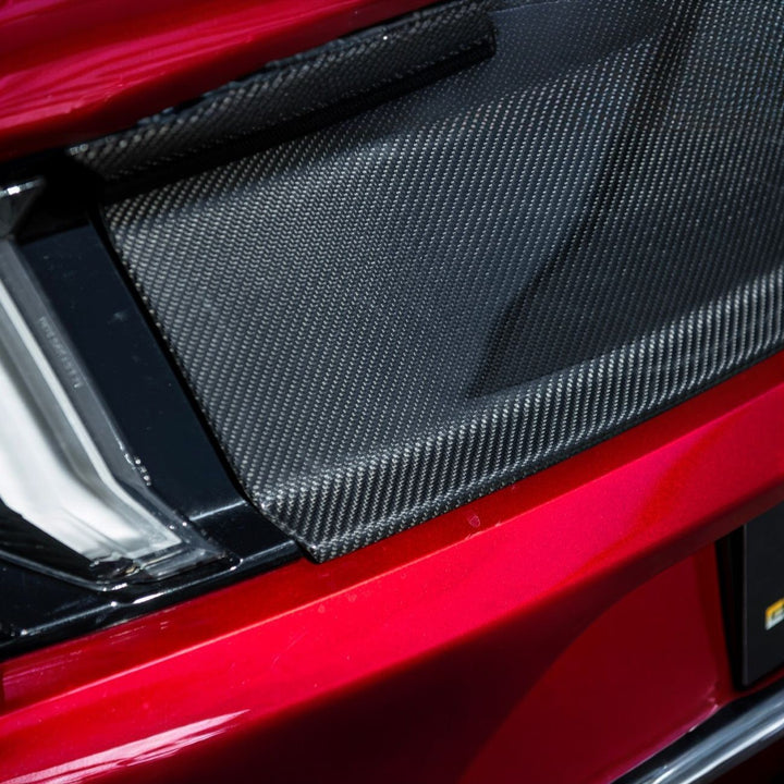 2015-2017 Ford Mustang Carbon Fiber Factory Style Rear Trunk Deck Lid Applique Panel Cover Overlay Carbon Fiber TRUNK-1502-BKCF