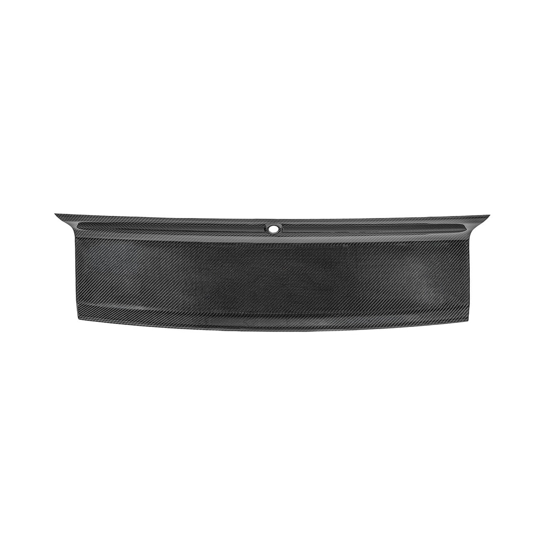 2015-2017 Ford Mustang Carbon Fiber Factory Style Rear Trunk Deck Lid Applique Panel Cover Overlay Carbon Fiber TRUNK-1502-BKCF