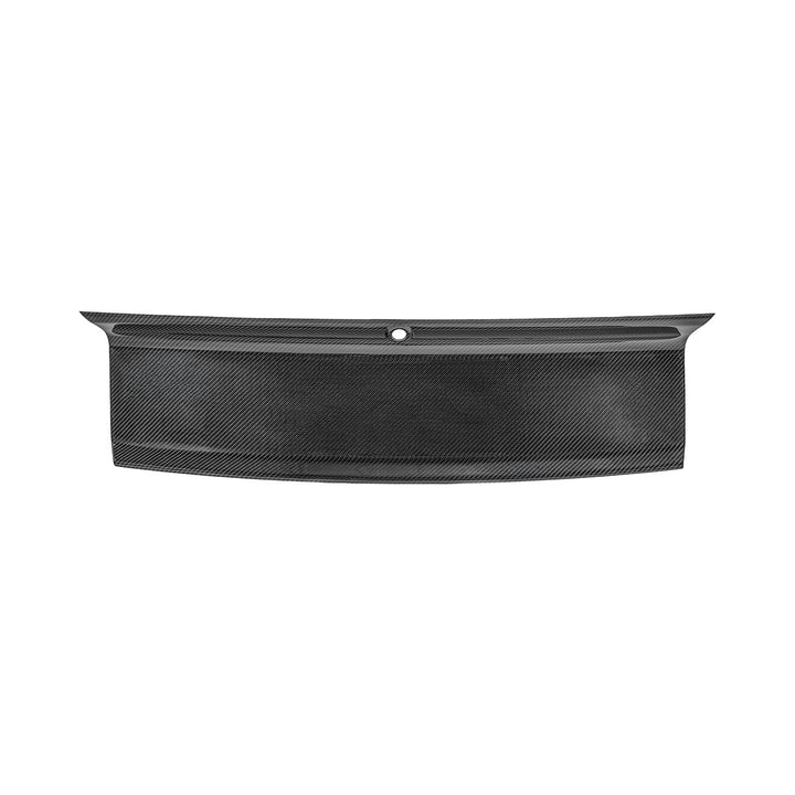 2015-2017 Ford Mustang Carbon Fiber Factory Style Rear Trunk Deck Lid Applique Panel Cover Overlay Carbon Fiber TRUNK-1502-BKCF