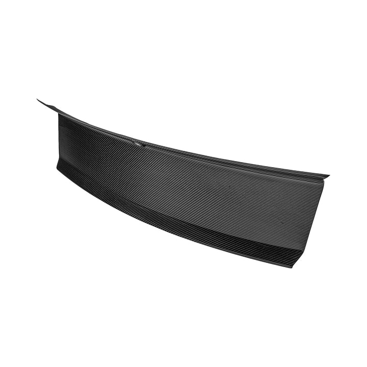 2015-2017 Ford Mustang Carbon Fiber Factory Style Rear Trunk Deck Lid Applique Panel Cover Overlay Carbon Fiber TRUNK-1502-BKCF