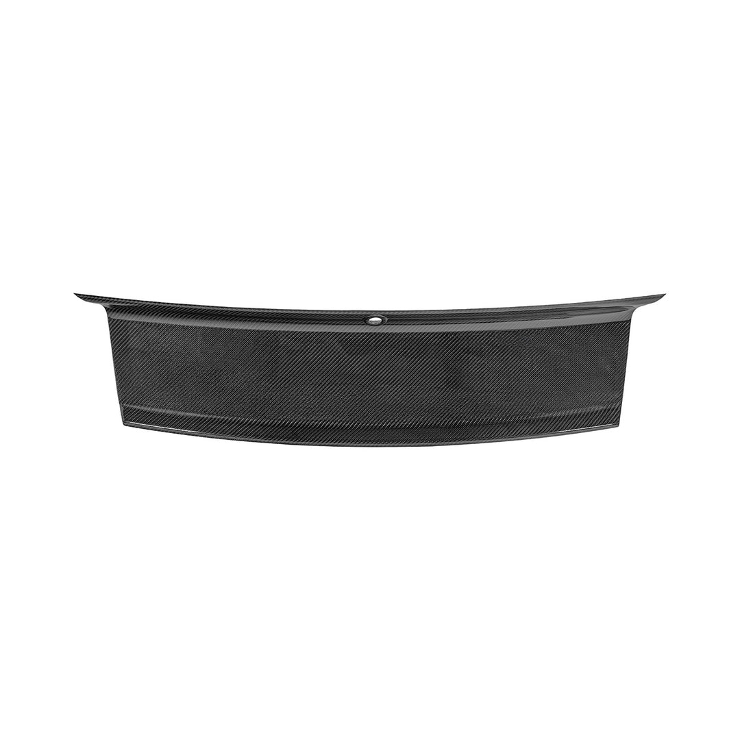 2015-2017 Ford Mustang Carbon Fiber Factory Style Rear Trunk Deck Lid Applique Panel Cover Overlay Carbon Fiber TRUNK-1502-BKCF