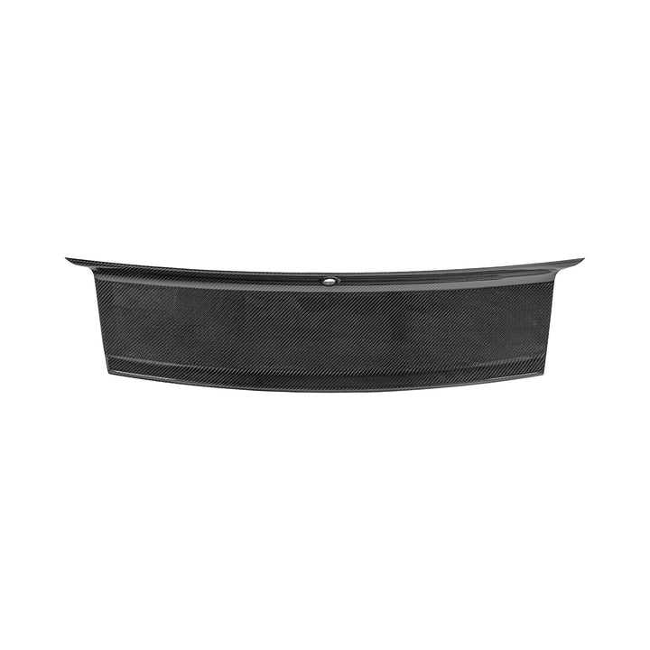 2015-2017 Ford Mustang Carbon Fiber Factory Style Rear Trunk Deck Lid Applique Panel Cover Overlay Carbon Fiber TRUNK-1502-BKCF