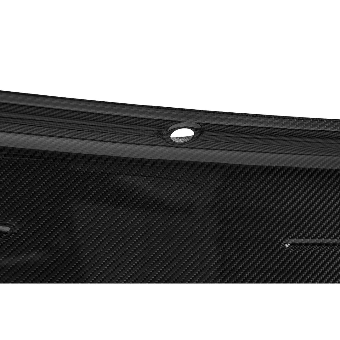 2018-2023 Ford Mustang Carbon Fiber Factory Style Rear Trunk Deck Lid Applique Panel Cover Carbon Fiber TRUNK-1503-BKCF