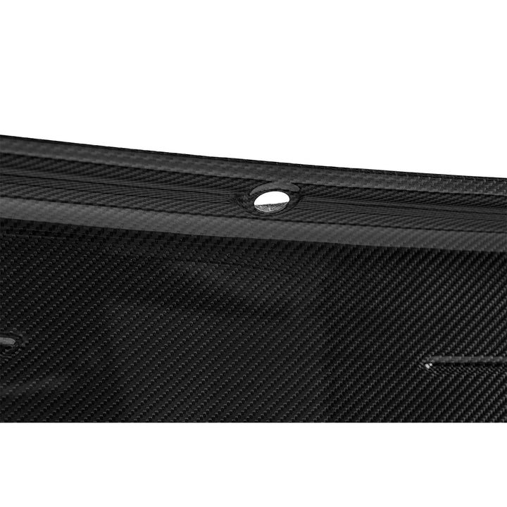 2018-2023 Ford Mustang Carbon Fiber Factory Style Rear Trunk Deck Lid Applique Panel Cover Carbon Fiber TRUNK-1503-BKCF