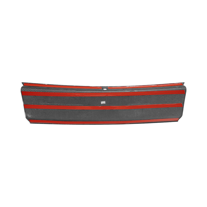 2018-2023 Ford Mustang Carbon Fiber Factory Style Rear Trunk Deck Lid Applique Panel Cover Carbon Fiber TRUNK-1503-BKCF