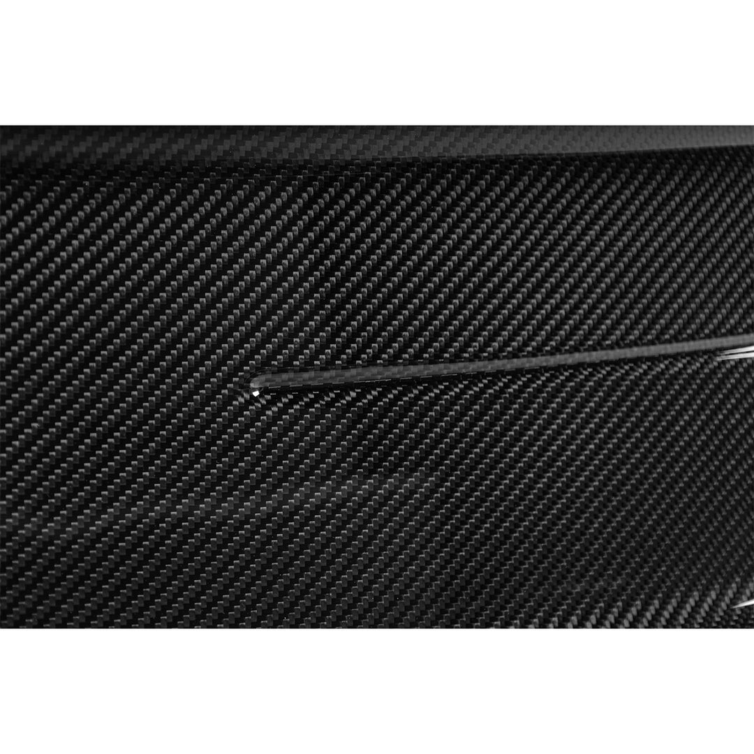 2018-2023 Ford Mustang Carbon Fiber Factory Style Rear Trunk Deck Lid Applique Panel Cover Carbon Fiber TRUNK-1503-BKCF