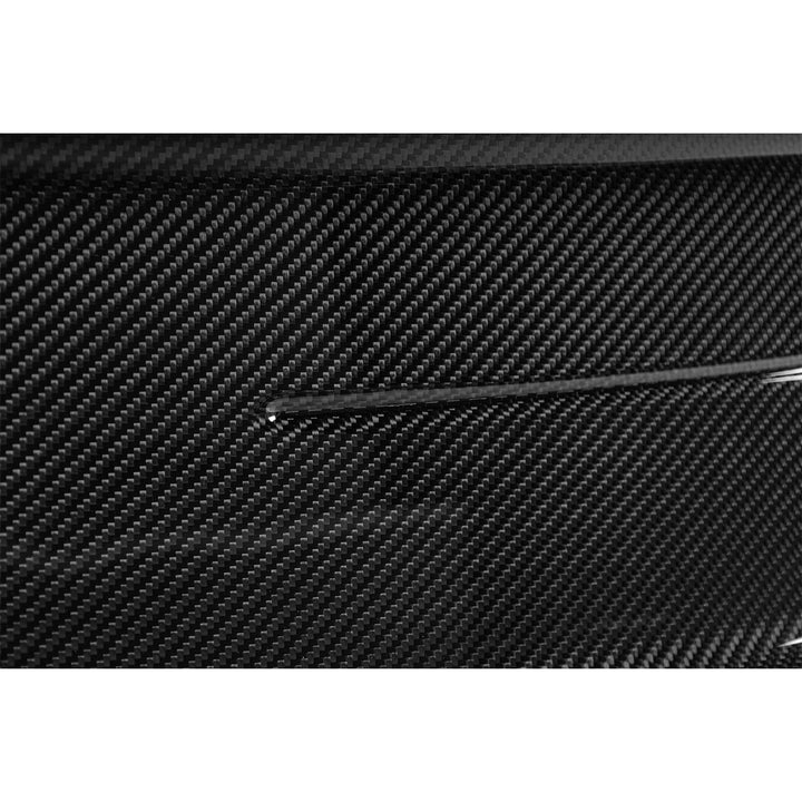 2018-2023 Ford Mustang Carbon Fiber Factory Style Rear Trunk Deck Lid Applique Panel Cover Carbon Fiber TRUNK-1503-BKCF