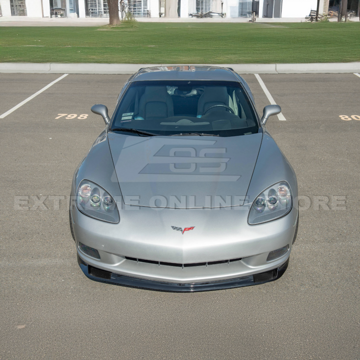 Corvette C6 Base Model ZR1 Conversion Front Splitter Lip
