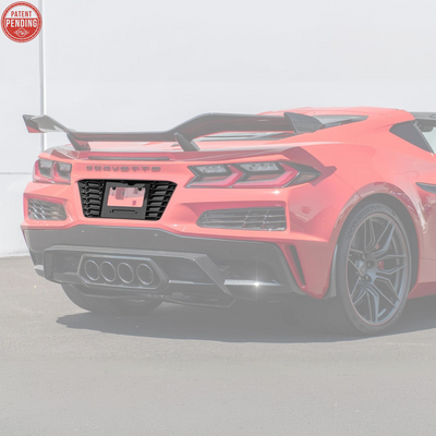 Corvette C8 Z06 License Plate Backing